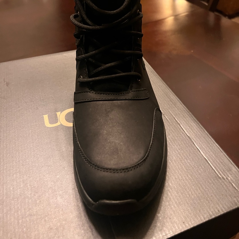 UGG Men's Black Lace-Up Boots